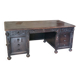 Important antique American desk in carved wood – circa 1900 –