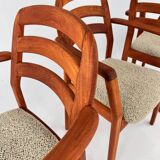 Set of 4 Mid Century Dyrlund Dining Chairs, 1970s