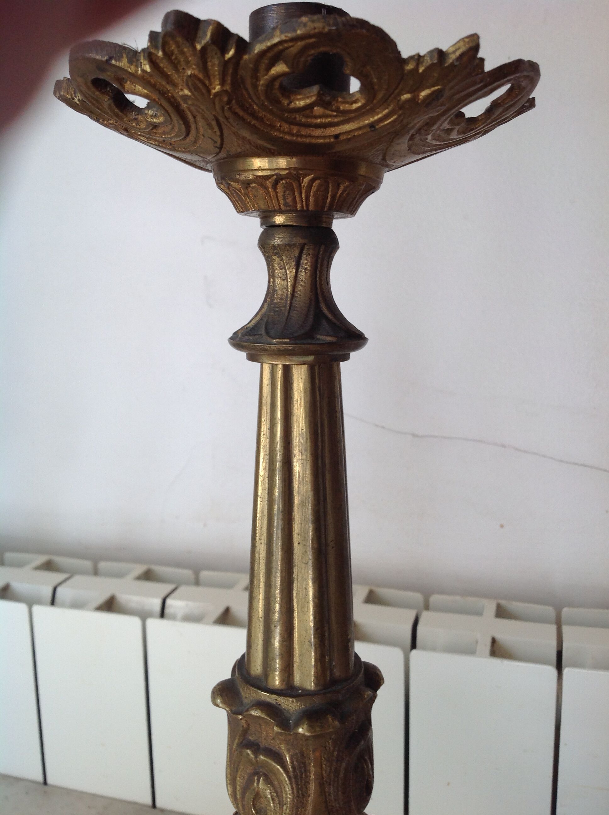 Antique bronze chandelier