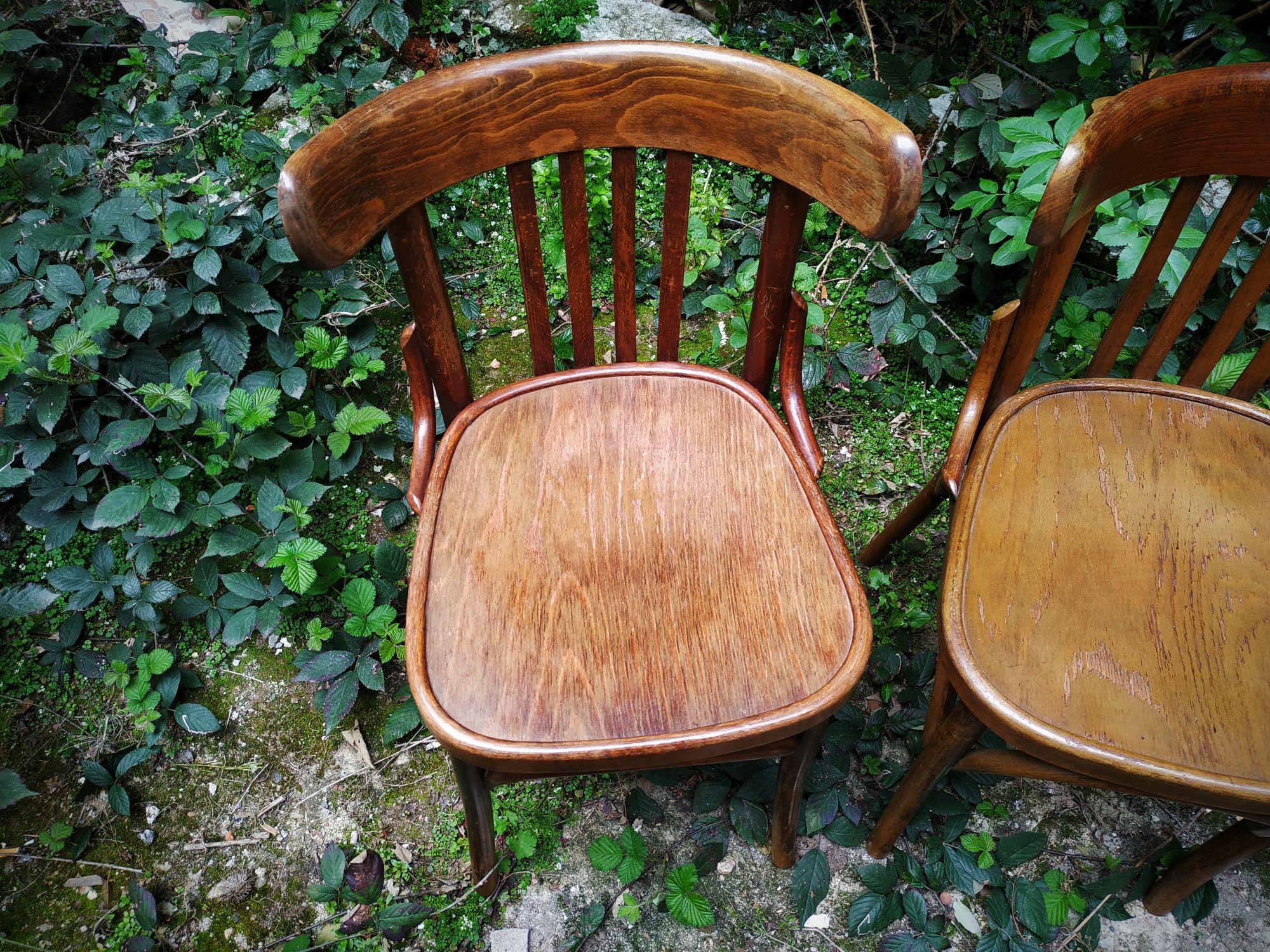 Series of four bistro chairs