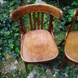 Series of four bistro chairs