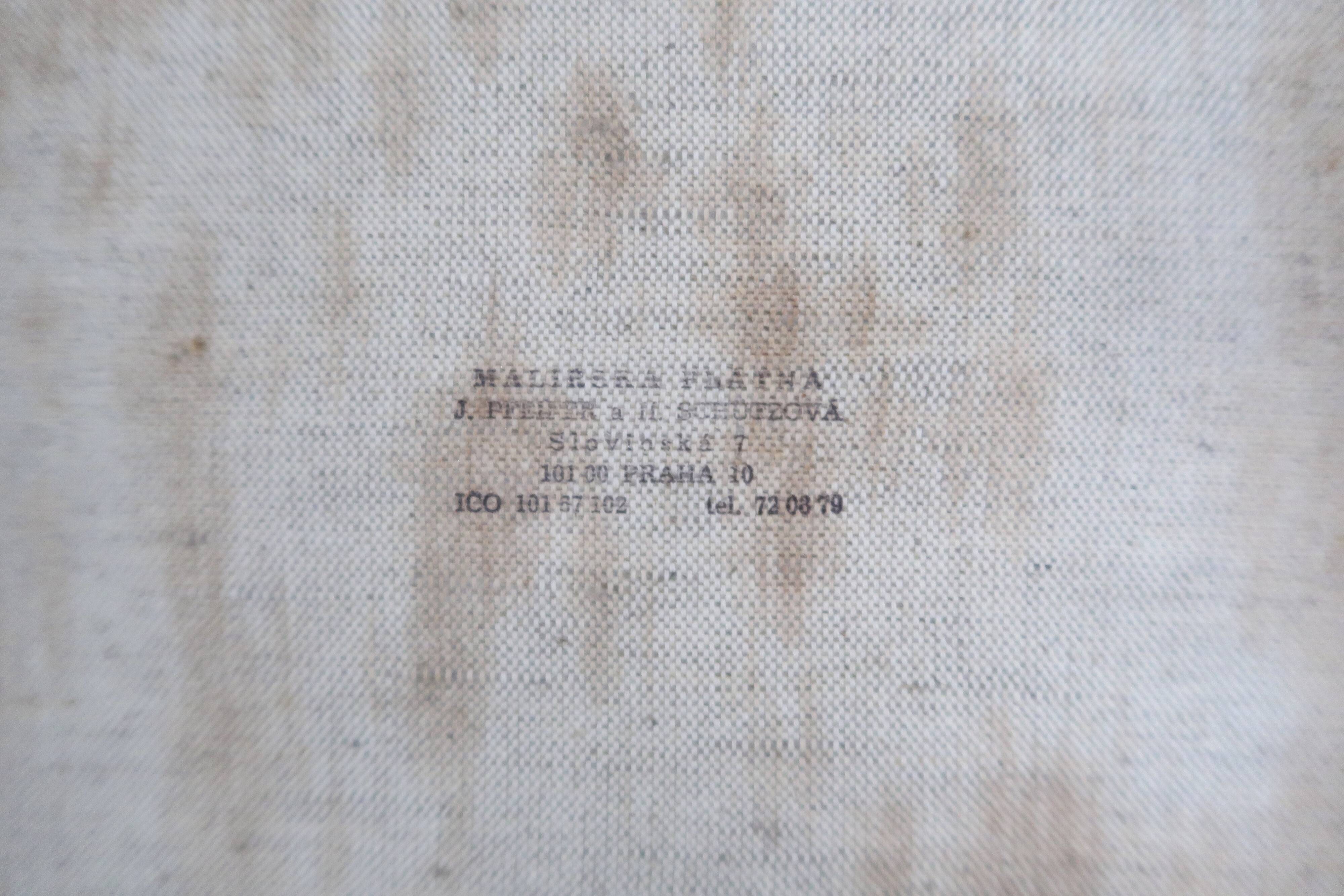 Painting, constructivist abstract painting, czech republic