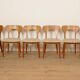 6 chaises de salle à manger | Koefoeds Hornslets | Niels Koefoed | Modèle Peter | Teck