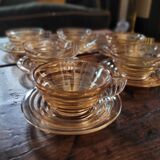 Vintage Gondolo coffee set - 6 cups and saucers, 70s style -