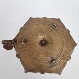 Enamelled bronze candlestick