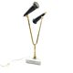 Mid-century double light table lamp, Italy 1960s