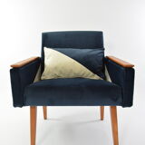 Geometric square armchair