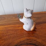 Moustiers cat signed