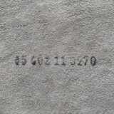 Large vintage natural cowhide carpet 195x188cm