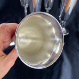 Lot of 6 silver metal cups
