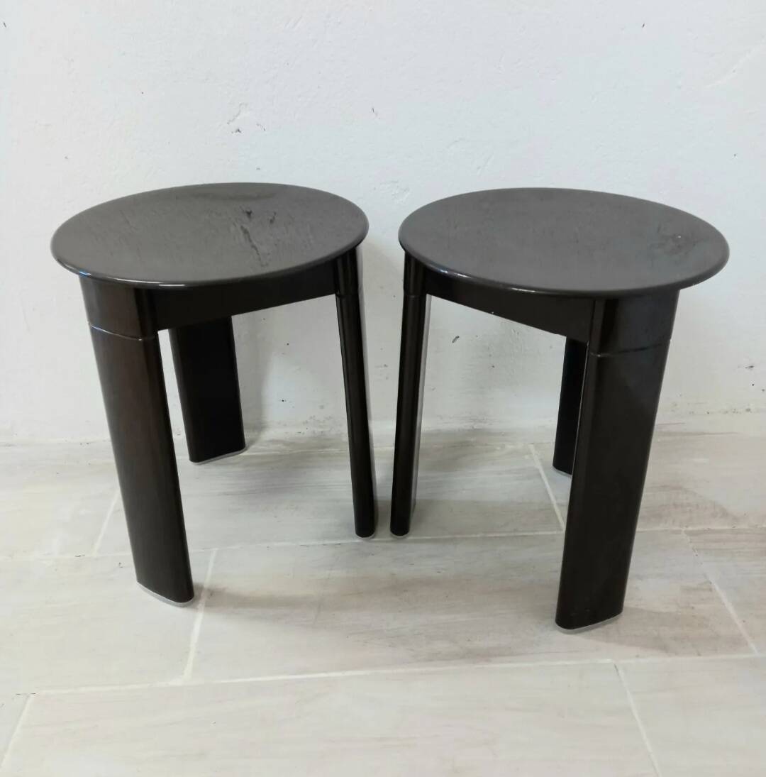 Pair of plastic stools Gedy