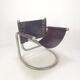 Set of 2 italian mid century lounge chairs, 1980's