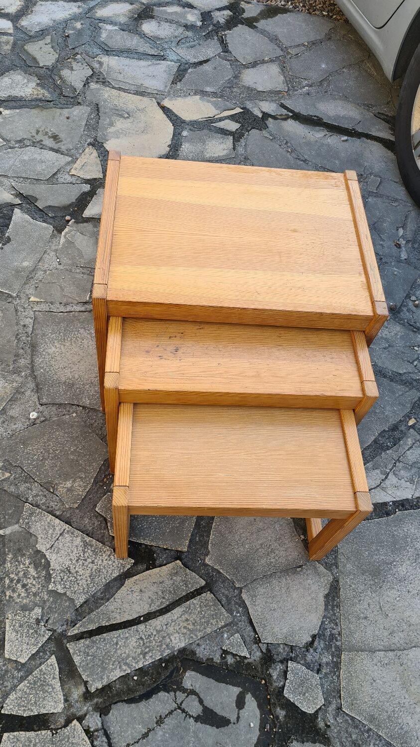 Scandinavian nesting coffee tables