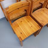 Set of 8 vintage Scandinavian chairs by Ilmari Tapiovaara for Asko in pine