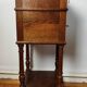 Side table, old antique bedside table