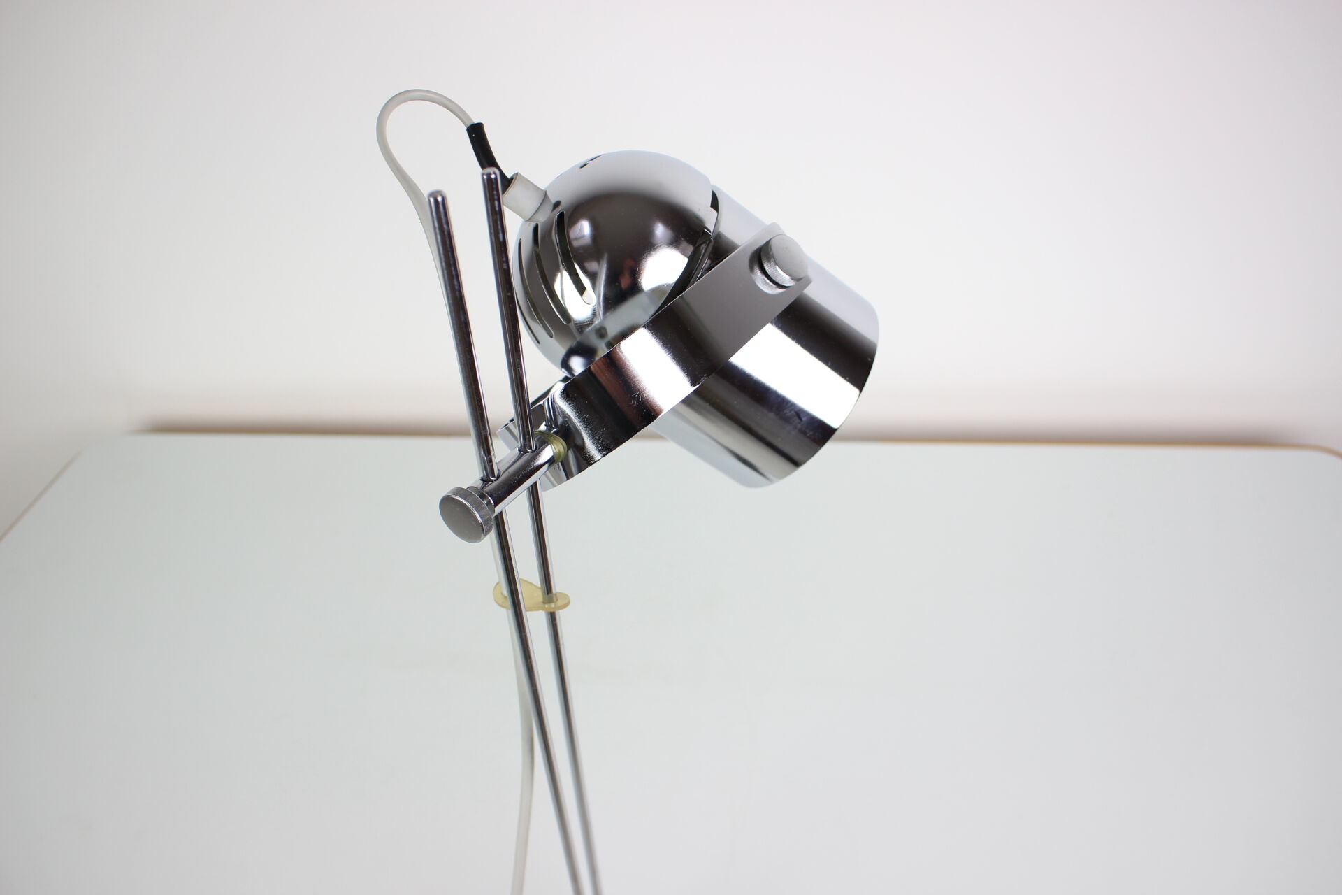 Mid-century adjustable table lamp designed by Stanislav Indra, 1970's.
