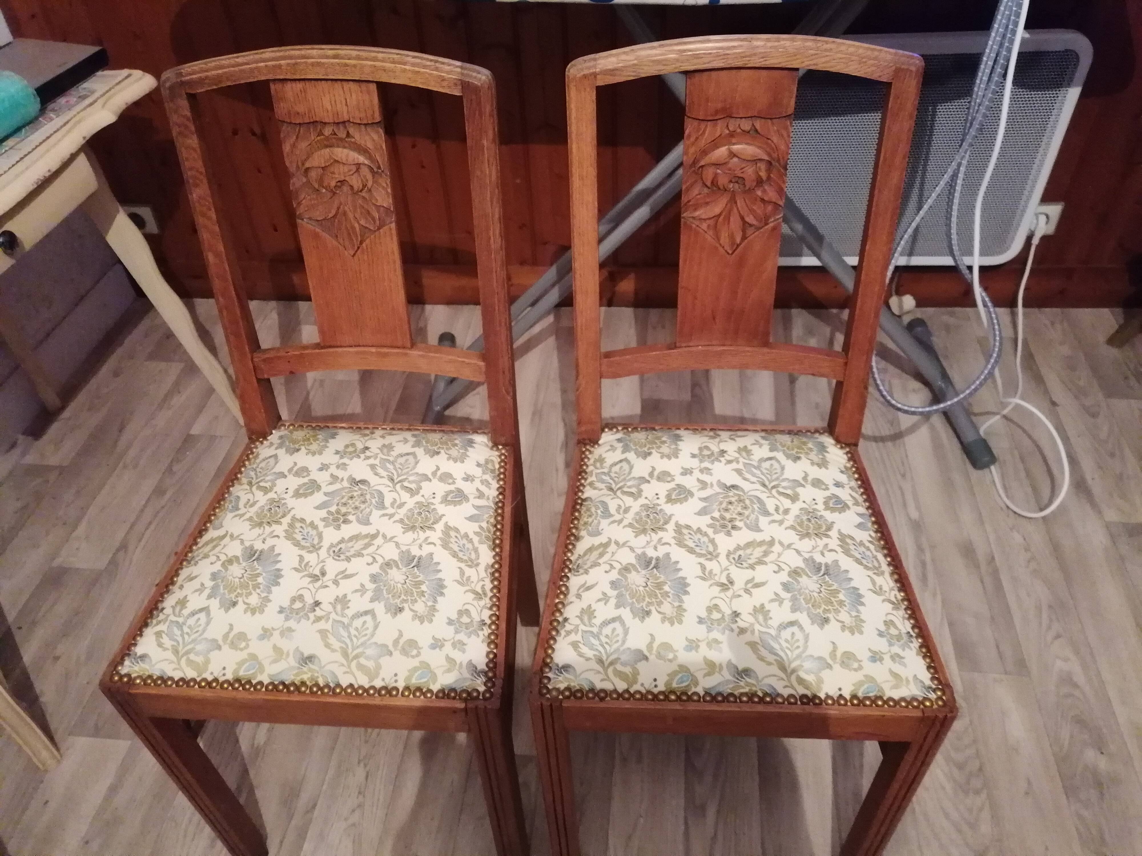 Upholstered chairs
