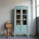 Renovated antique display cabinet