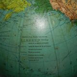 Earth globe, 1969s