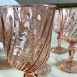 Series of 6 Rosaline water glasses
