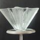 Large vintage salad bowl XXL Walther Glas