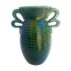 Vase en céramique verte de Blanche Letalle, Saint-Clément Lunéville