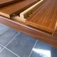 Table extensible scandinave en teck 150/225x86cm vintage an60