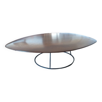 Convex pebble coffee table