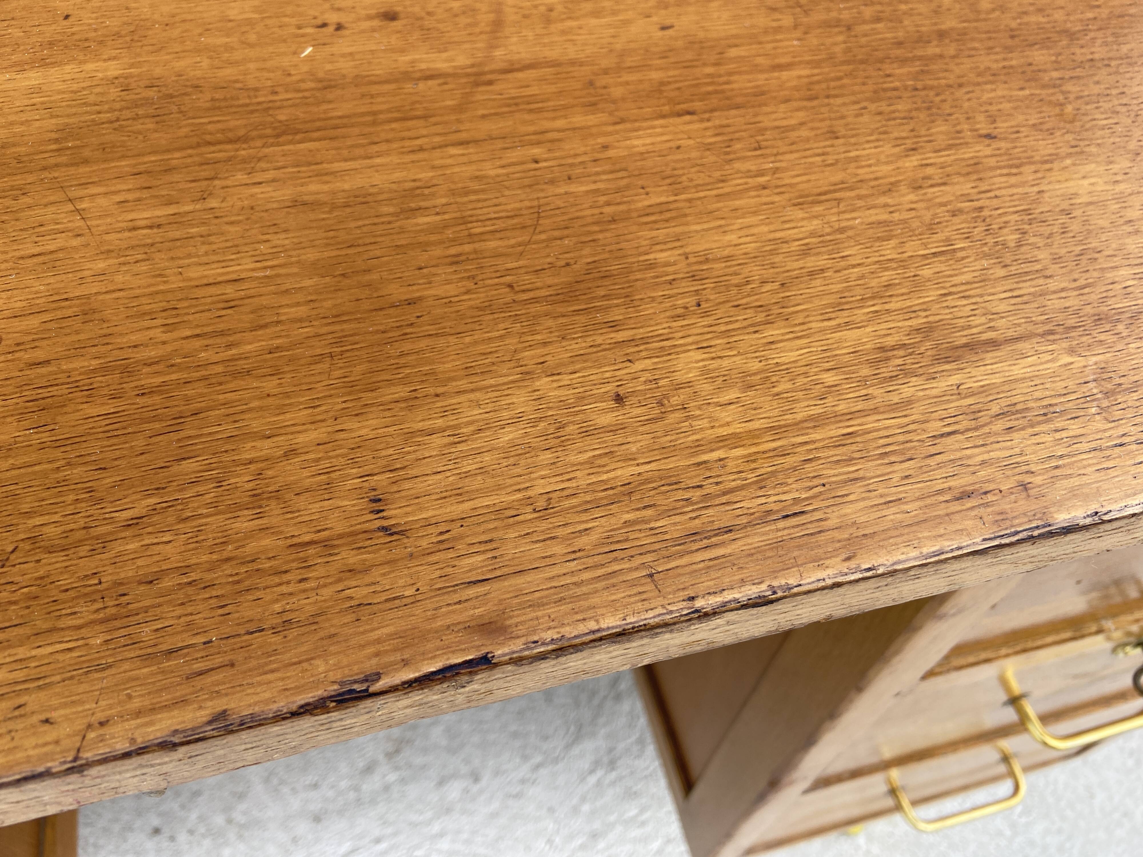 Vintage Schoolmaster's Desk Mullca Delagrave 1970 Mid-century Desk