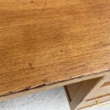 Vintage Schoolmaster's Desk Mullca Delagrave 1970 Mid-century Desk