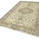 Handmade antique oriental beige rug 187 cm x 300 cm