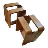 Pair of bedside tables, end tables