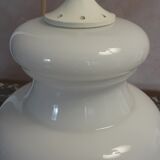 Suspension opalin glass - screen printing - 70s