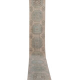 Mid Century Nomadic Wool Anatolian Hall Kilim Runner, Gallery Rug 2'9'' x 14'1''