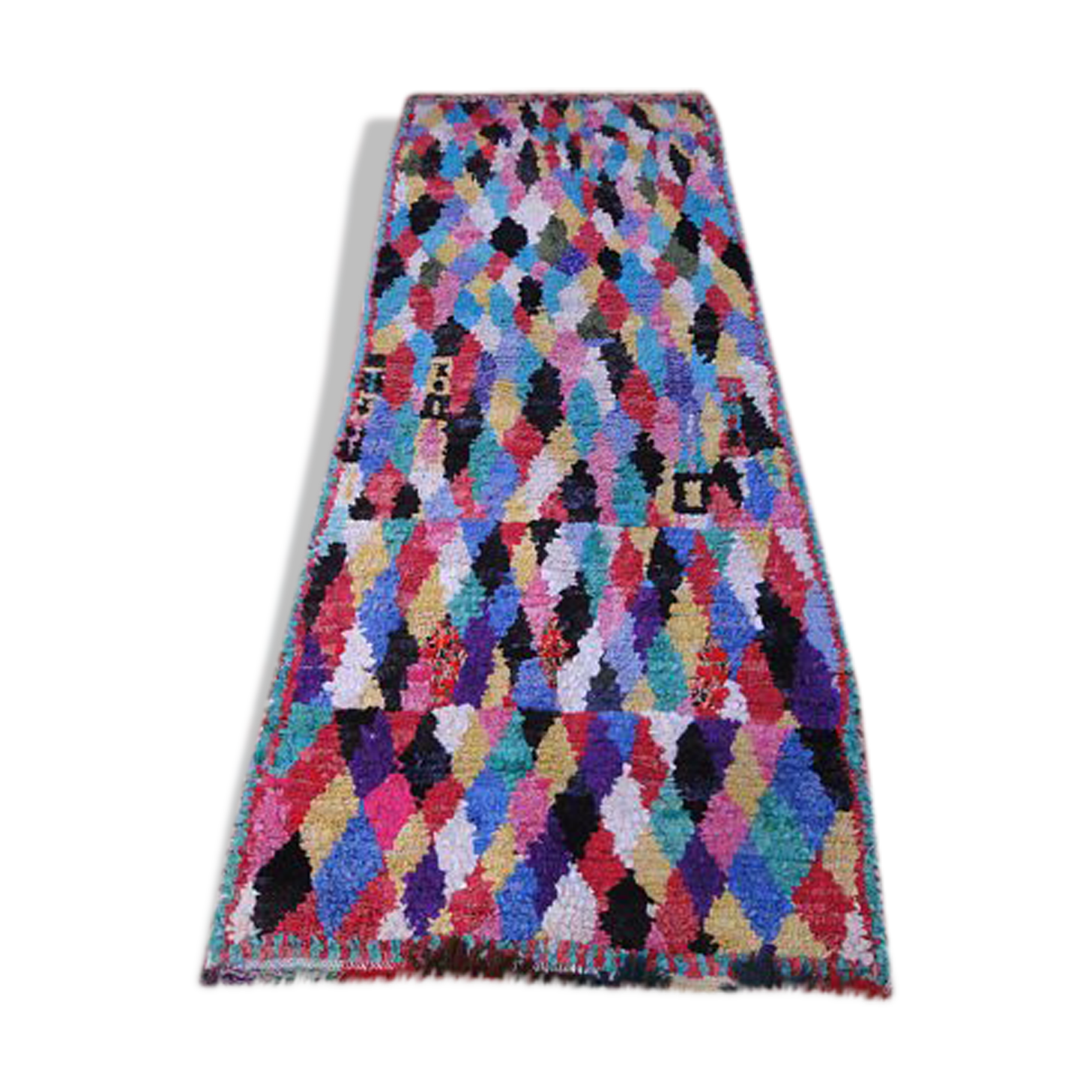 Carpet corridor boucherouite 282 x 105 cm