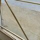 Vintage magazine rack 60s brass design