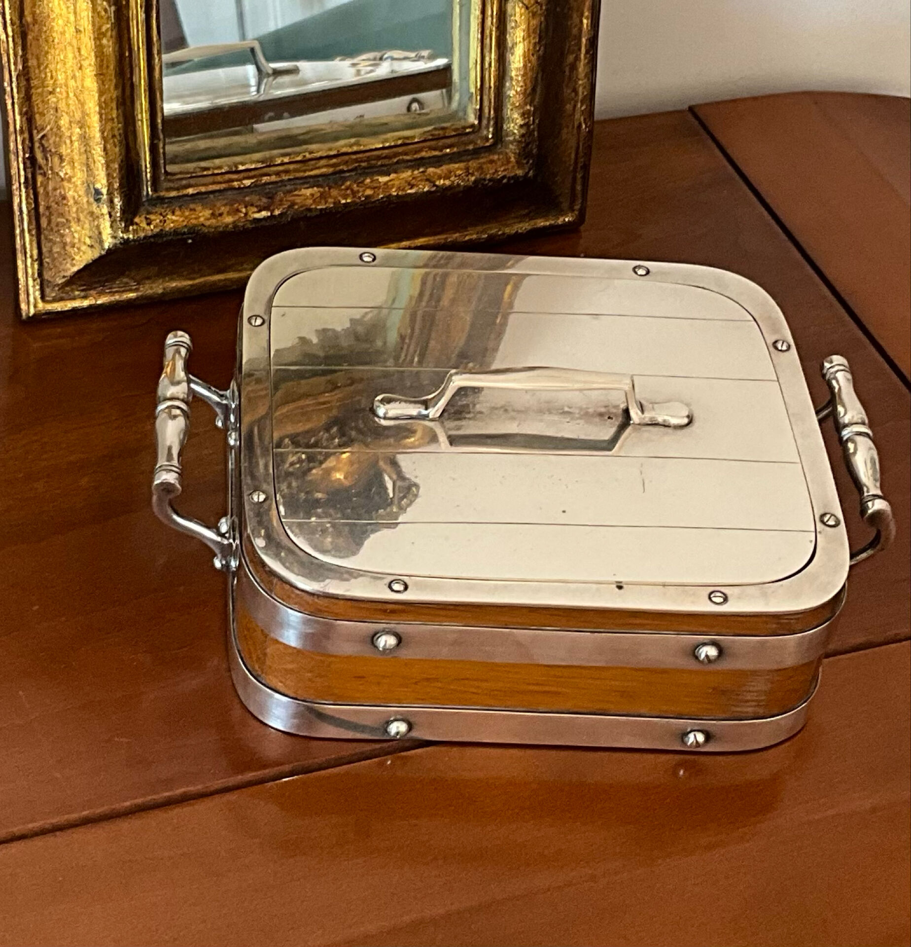 Victorian butter dish