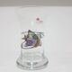 Nagel Vase Exclusive Design, hand-blown transparent glass, Germany, 1980s.