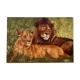 Oil on canvas "Couple of felines" by Dominique PROTTI-BARAIZE