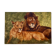 Oil on canvas "Couple of felines" by Dominique PROTTI-BARAIZE