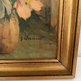 Reproduction? Georges Danset Painting Oil On Canvas Still Life