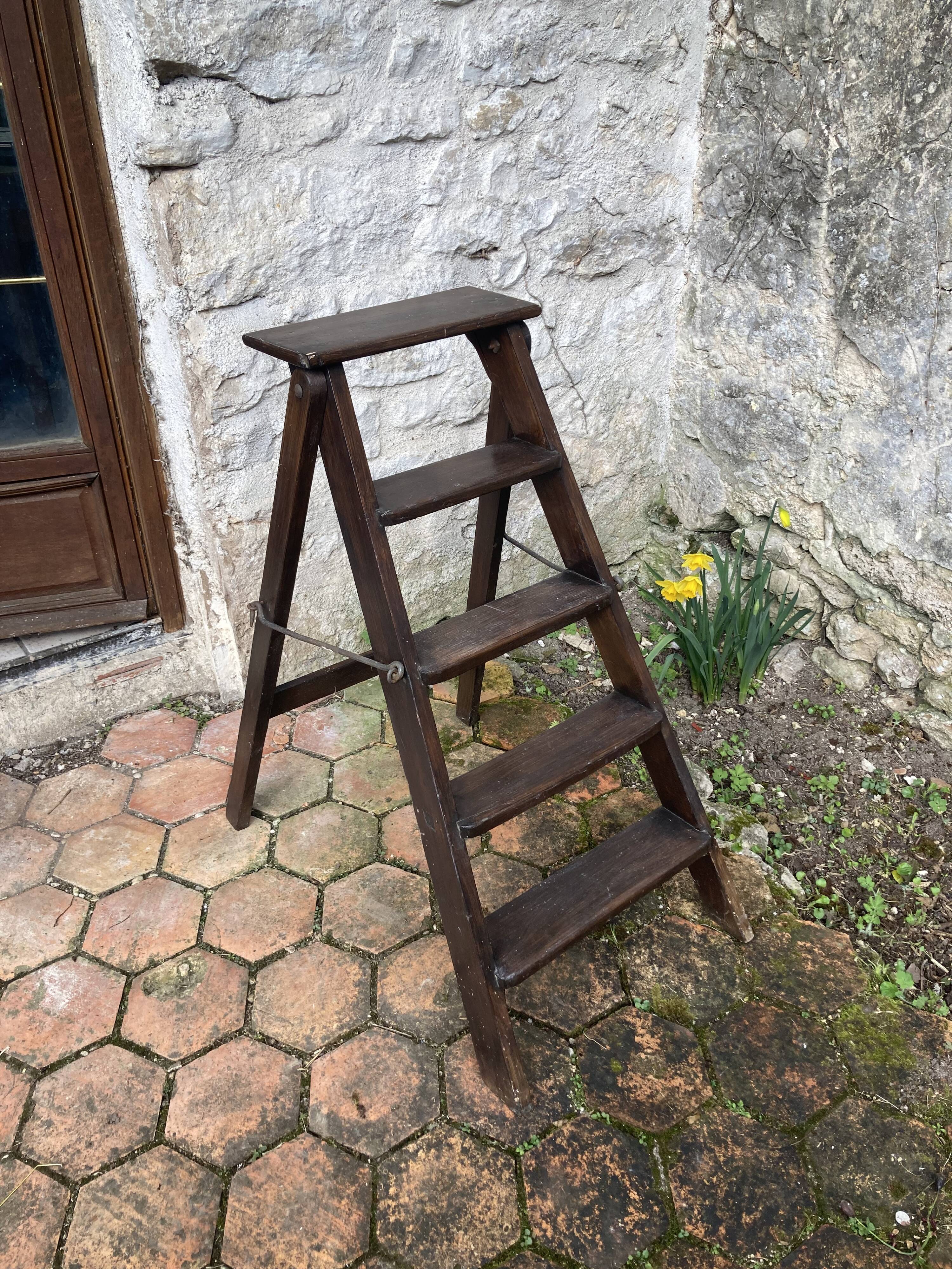 Small vintage stepladder