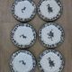 6 Pexonne "Paquerette" flat plates