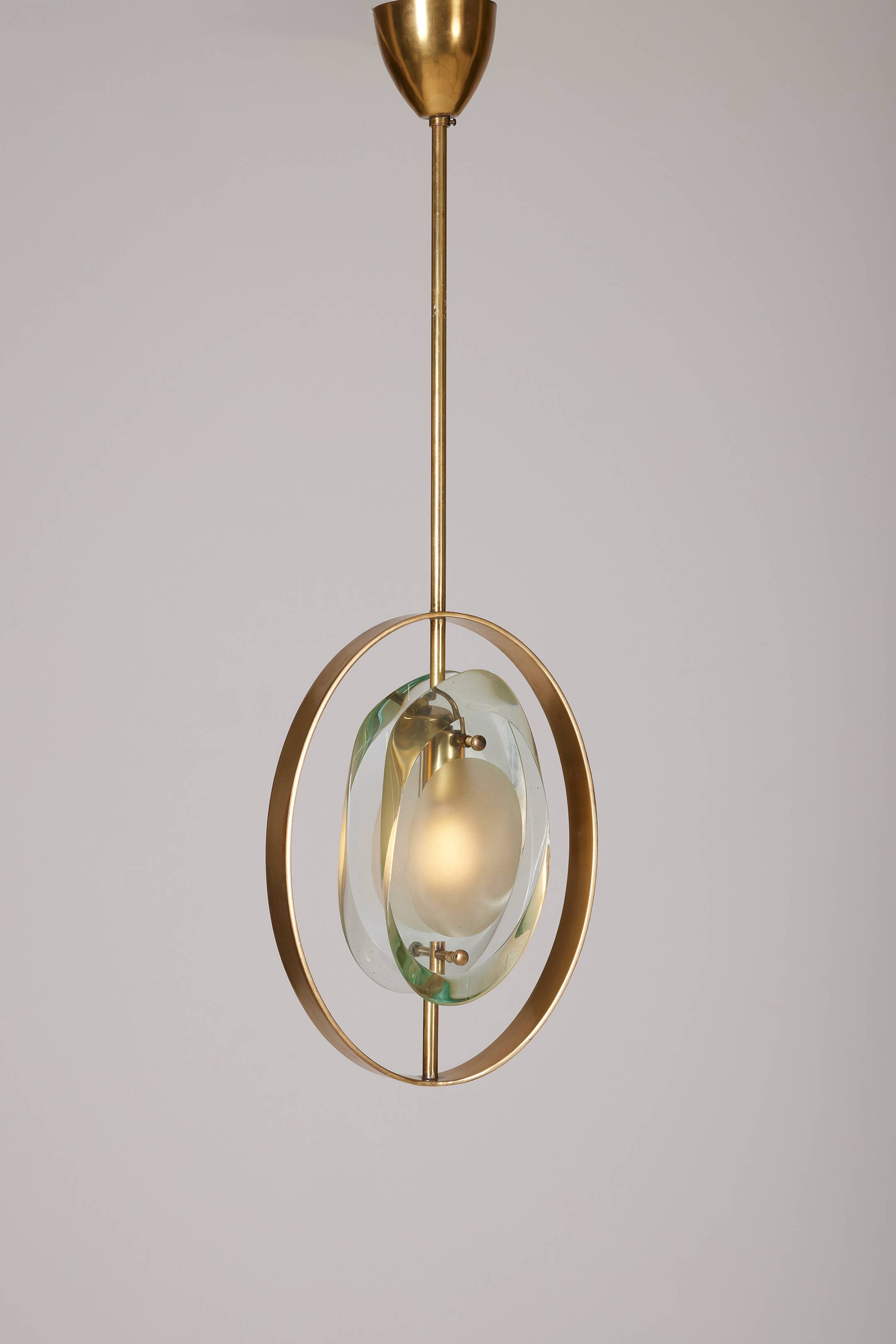 1933 max ingrand pendant light, 1960s
