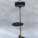 Brass ashtray on the leg from the 70's