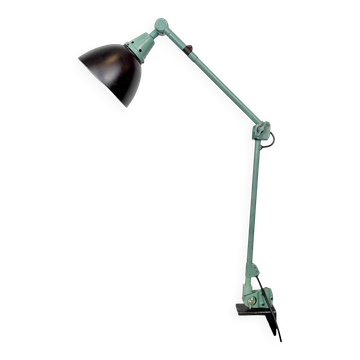 Green Industrial Workshop Desk Lamp by Curt Fischer for Midgard, 1950s