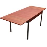 Table à manger extensible des années 60 en teck et métal