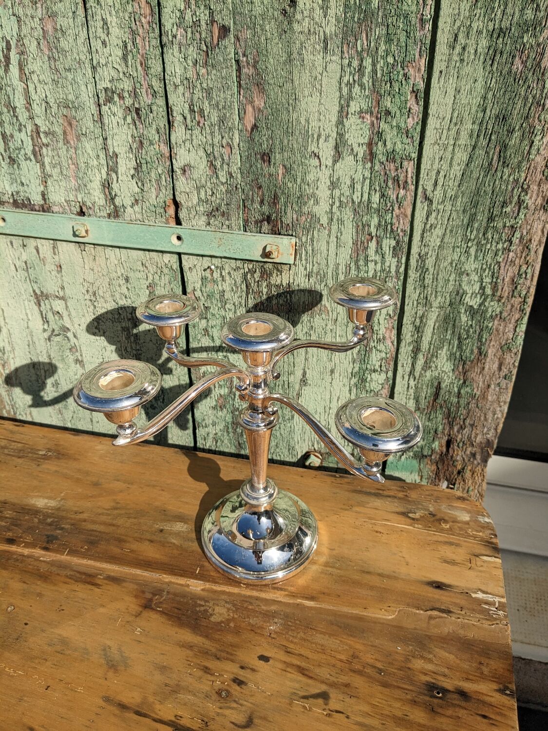 Silver candlestick