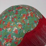 "Ania" retro fringed lampshade.