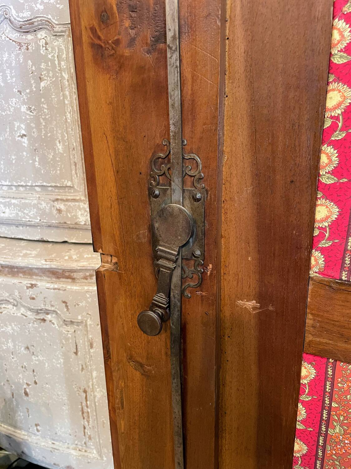 18th century walnut wardrobe